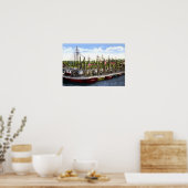 St. Augustine Florida Shrimp Boats Poster (Keuken)
