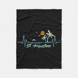 St. Augustine Florida Souvenir Spring Break St. Au Fleece Deken