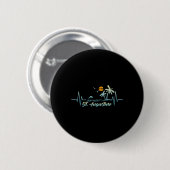 St. Augustine Florida Souvenir Spring Break St. Au Ronde Button 5,7 Cm (Voorkant /achterkant)