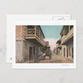 St. Augustine, Florida - Uitzicht van Charlotte St Briefkaart (Voorkant / Achterkant)