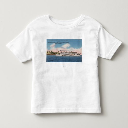 St. Augustine, Florida - Uitzicht van de Overwinni Kinder Shirts (Voorkant)