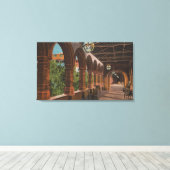 St. Augustine, Florida - Uitzicht van Hotel Ponce  Canvas Afdruk (Insitu (Houten vloer))