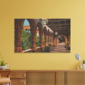 St. Augustine, Florida - Uitzicht van Hotel Ponce  Canvas Afdruk (Insitu (Woonkamer))