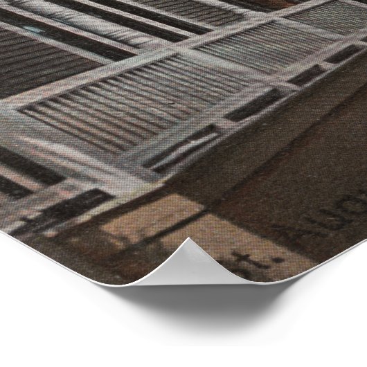 St. Augustine, Florida - Uitzicht van St. George S Poster (Hoek)