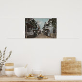 St. Augustine, Florida - Uitzicht van St. George S Poster (Keuken)