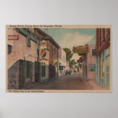 St. Augustine, Florida - Uitzicht van St. George S Poster (Voorkant)