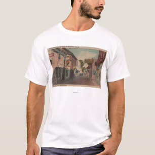 St. Augustine, Florida - Uitzicht van St. George S T-shirt