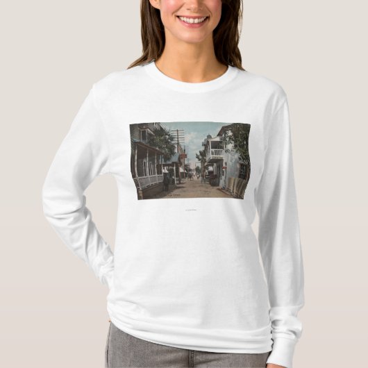St. Augustine, Florida - Uitzicht van St. George S T-shirt (Voorkant)