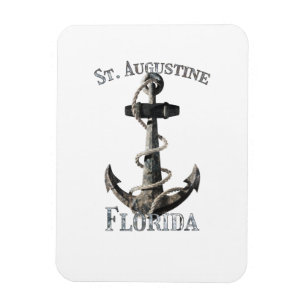 St. Augustine Florida Vacation Nautical Anchor Sai Magneet