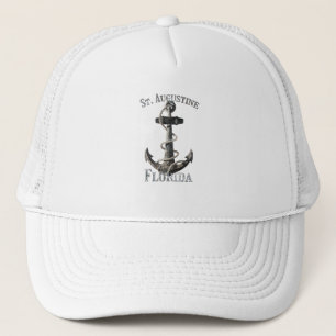 St. Augustine Florida Vacation Nautical Anchor Sai Trucker Pet