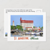 St. Augustine, Florida, VS Briefkaart (Voorkant / Achterkant)