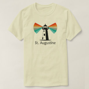 St. Augustine Florida Vuurtoren Regenboog T-shirt