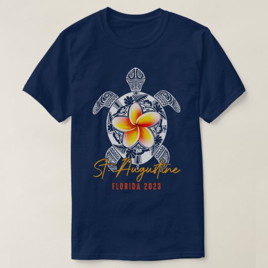 St Augustine Florida Zee Turtles Family Vacation 2 T-shirt (Design voorkant)