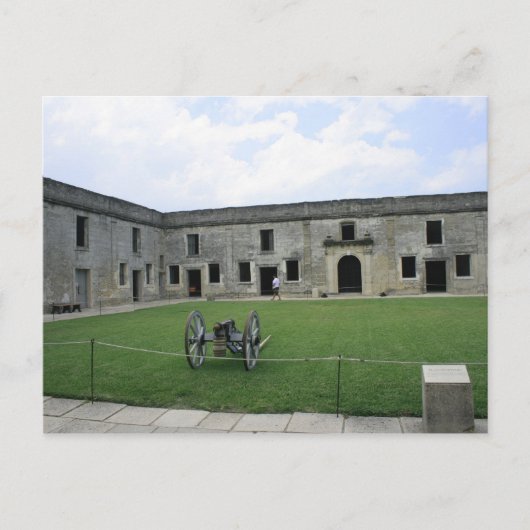 St Augustine Fort Castillo de San Marcos II Briefkaart (Voorkant)