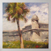 St. Augustine Fort - Castillo de san Marcos Poster (Voorkant)