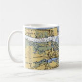 St. Augustine Harbor Navigation Chart Coffee Mok (Links)