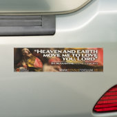 St Augustine "Heaven & Earth Move Me" Sticker (Op auto)