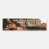 St Augustine "Heaven & Earth Move Me" Sticker (Voorkant)