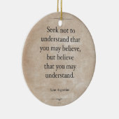 St. Augustine Keramisch Ornament (Rechts)