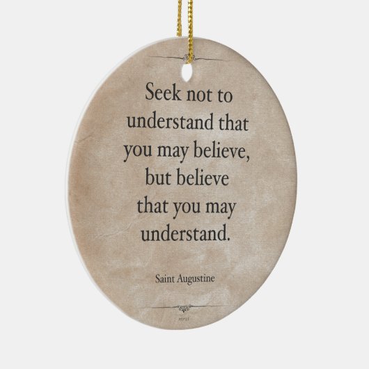 St. Augustine Keramisch Ornament (Rechts)