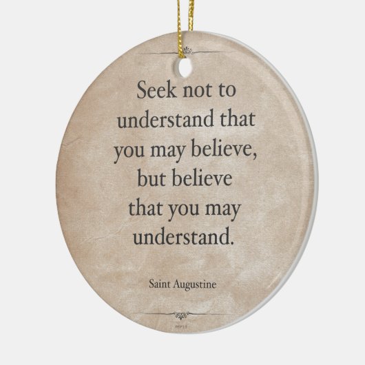 St. Augustine Keramisch Ornament (Links)