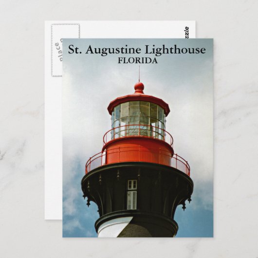 St. Augustine Lighthouse, Briefkaart van Florida (Voorkant / Achterkant)