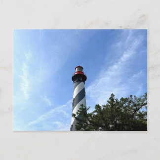 St. Augustine Lighthouse en Keeper's Cottage Flor Briefkaart