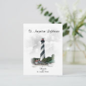 St. Augustine Lighthouse - Florida Briefkaart (Staand voorkant)