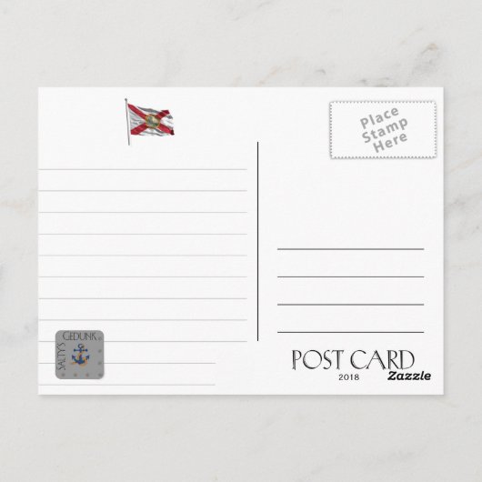 St. Augustine Lighthouse - Florida Briefkaart (Achterkant)