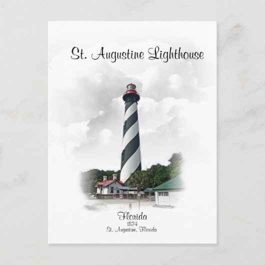 St. Augustine Lighthouse - Florida Briefkaart (Voorkant)