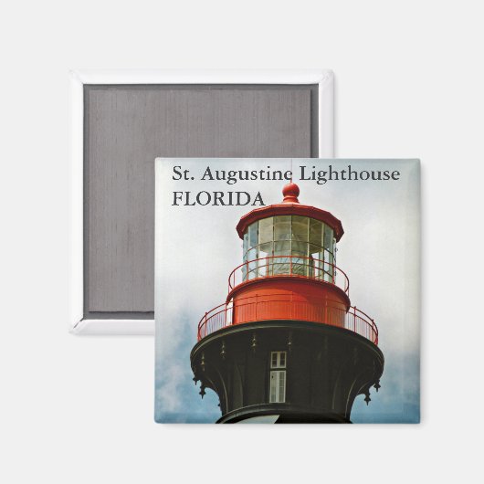 St. Augustine Lighthouse, Florida Magnet (Voorkant / Achterkant)