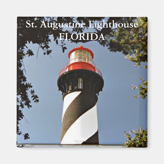 St. Augustine Lighthouse, Florida Magnet (Voorkant)