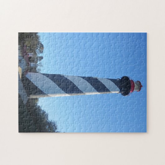 St. Augustine Lighthouse foto gemaakt als Legpuzzel (Horizontaal)