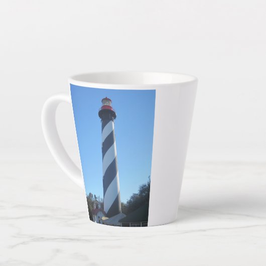 St Augustine Lighthouse Foto van een mok koffie (Linkerhoek)