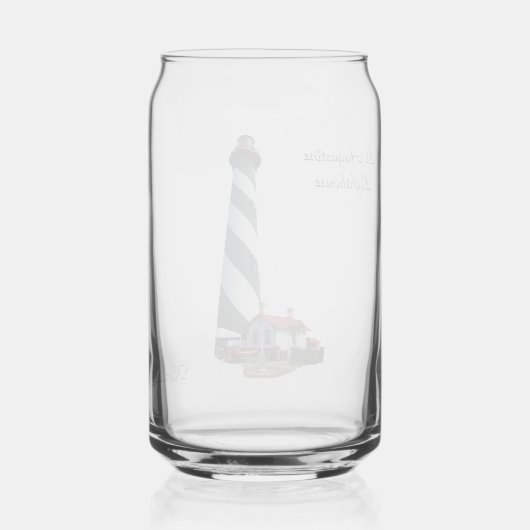 St. Augustine Lighthouse kan glas (Achterkant)