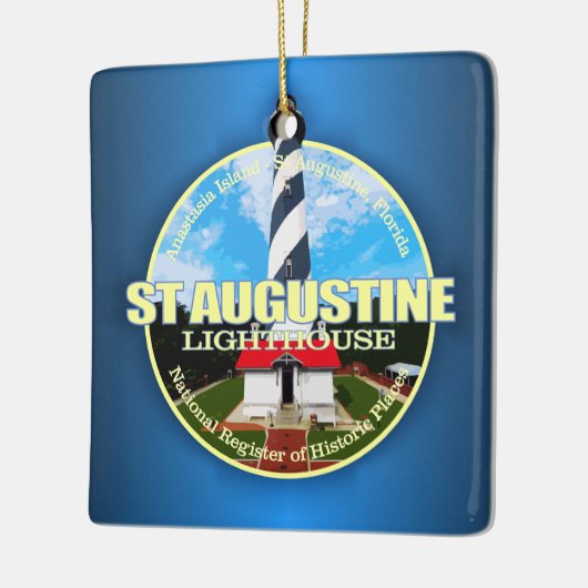 St Augustine Lighthouse Keramisch Ornament (Links)