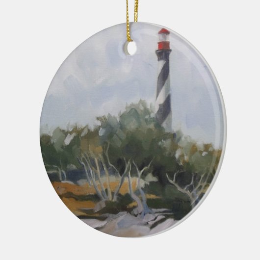 St. Augustine Lighthouse Keramisch Ornament (Links)