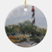 St. Augustine Lighthouse Keramisch Ornament (Achterkant)