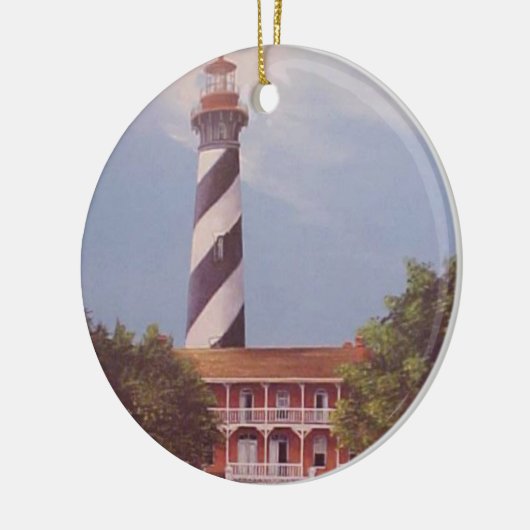 St. Augustine Lighthouse Keramisch Ornament (Links)