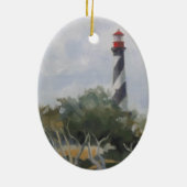 St. Augustine Lighthouse Keramisch Ornament (Achterkant)