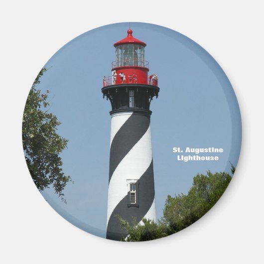 St. Augustine Lighthouse Magneet (Voorkant)