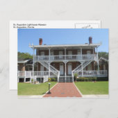 St. Augustine Lighthouse Museum, Florida Briefkaart (Voorkant / Achterkant)