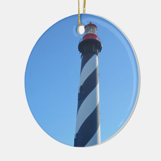 St Augustine Lighthouse op een Keramisch Ornament (Links)