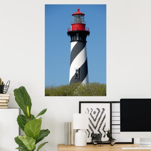 St Augustine Lighthouse Poster (Thuiskantoor)