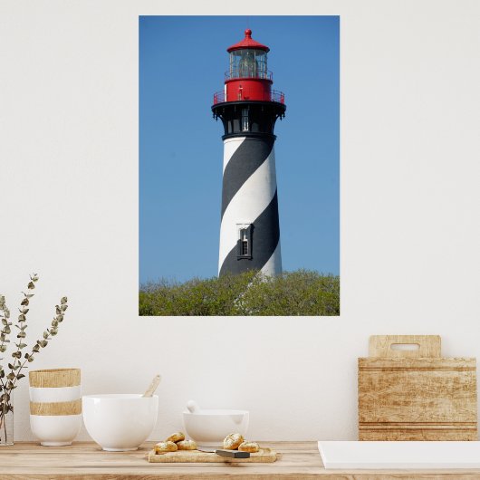 St Augustine Lighthouse Poster (Keuken)