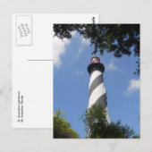 St. Augustine Lighthouse, St. Augustine, Florida 1 Briefkaart (Voorkant / Achterkant)