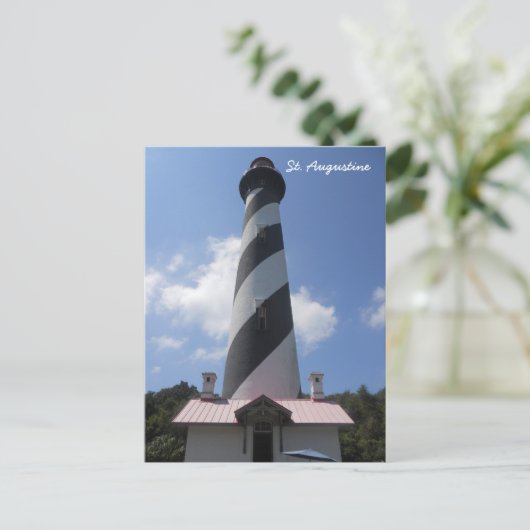 St. Augustine Lighthouse, St. Augustine Florida 2 Briefkaart (Staand voorkant)