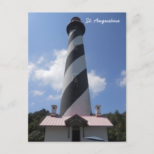 St. Augustine Lighthouse, St. Augustine Florida 2 Briefkaart (Voorkant)