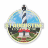 St Augustine Lighthouse Sticker (Voorkant)