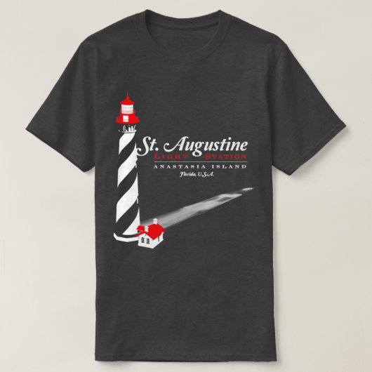 St Augustine Lighthouse T-shirt (Design voorkant)